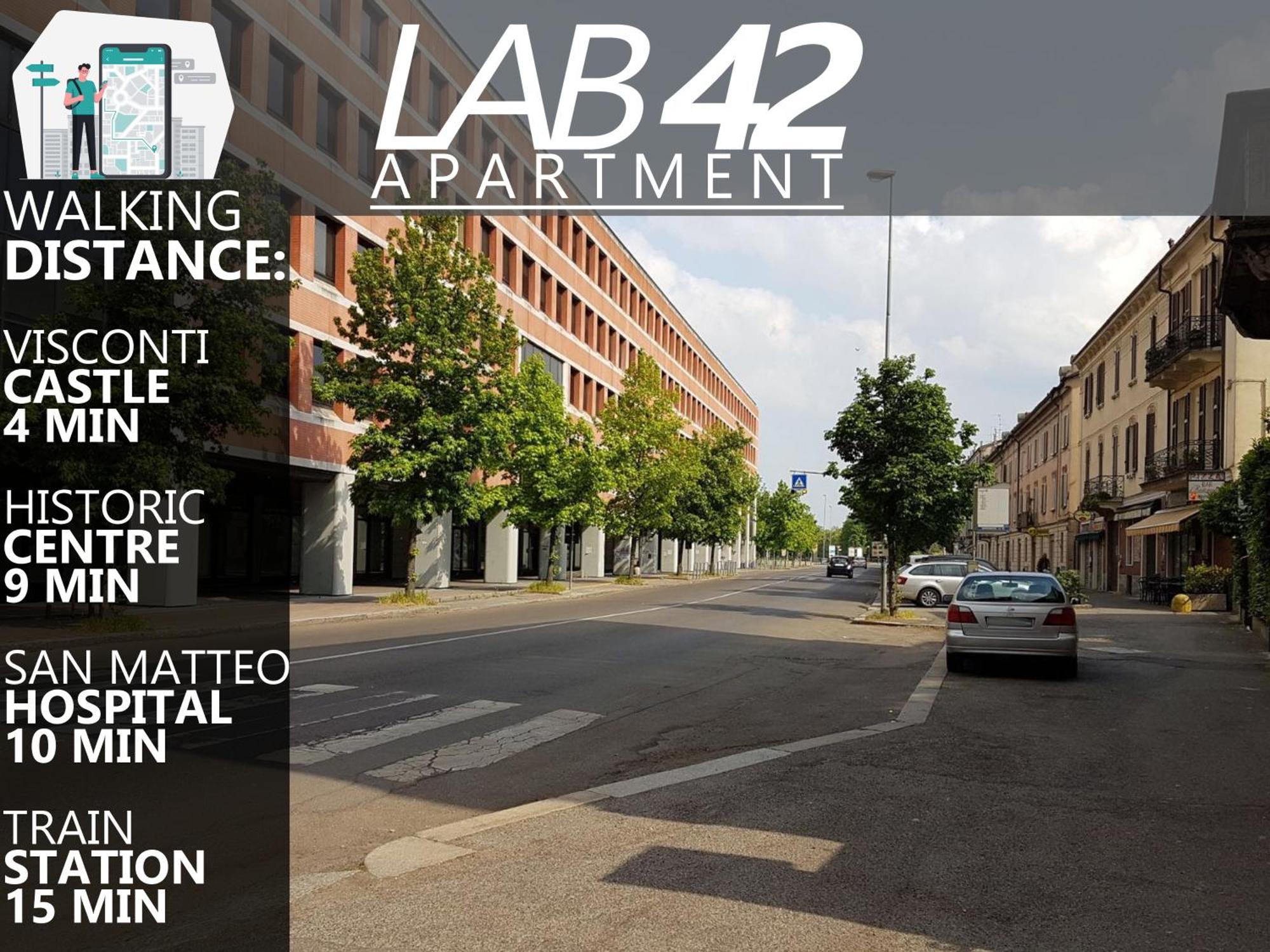 Lab42 City & San Matteo Apartment - 2 Bedrooms Pavia Buitenkant foto